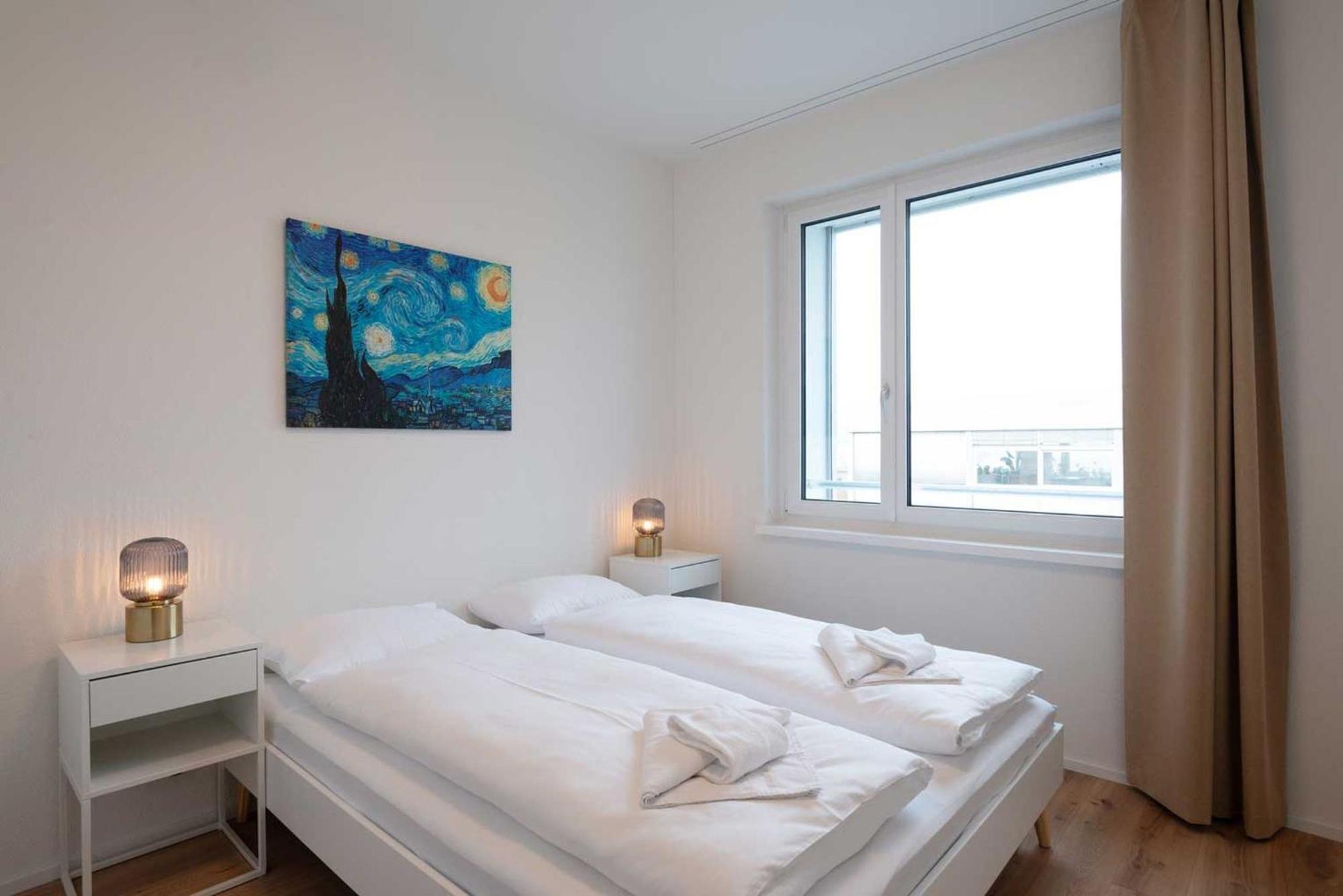 Apartment O mit 1 Schlafzimmer und Balkon