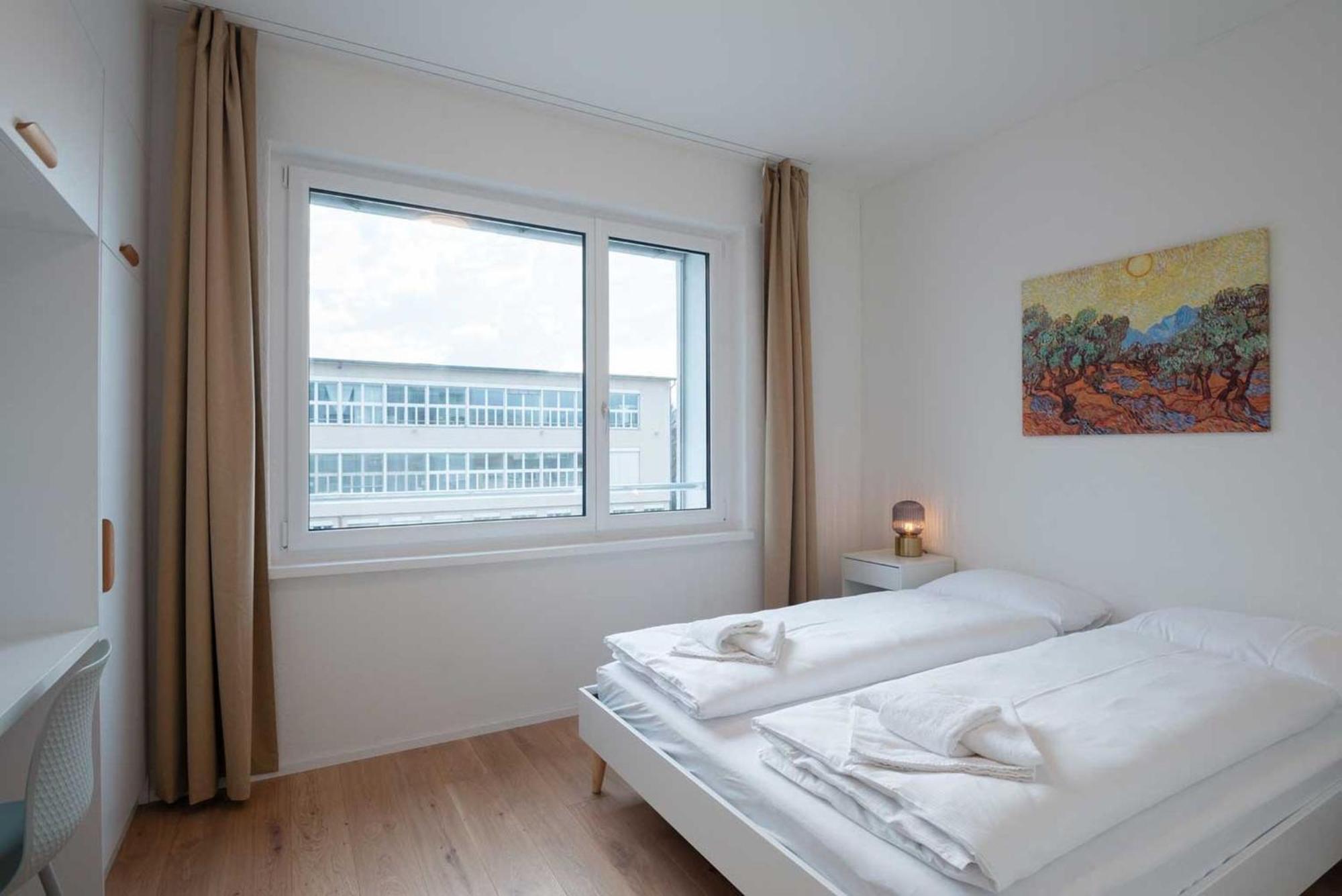 Apartment P mit 1 Schlafzimmer und Balkon