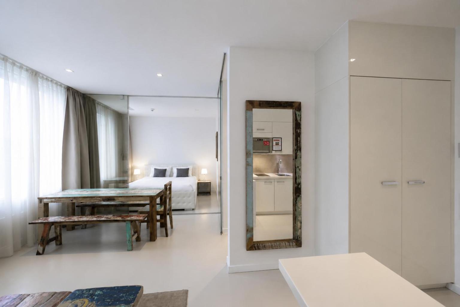 Senior One Bedroom Apartment Kitchenette