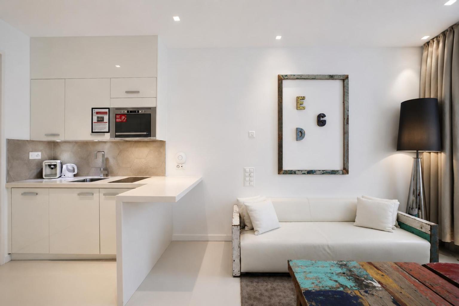 Senior One Bedroom Apartment Kitchenette